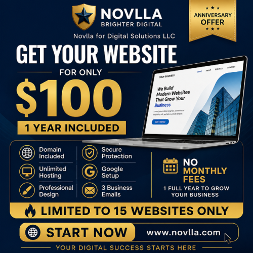 Novlla Starter Plan – Website Design